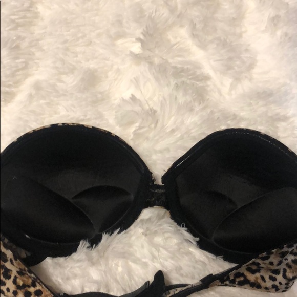 Cheetah Print Strapless Bra - Picture 4 of 7